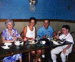 Alice Bennett; Katherine (Kat) McDougal Wheeler McCandless; Andy McDougal; Ben Dorrough; Alice and Gordons 50th Anniversary Party